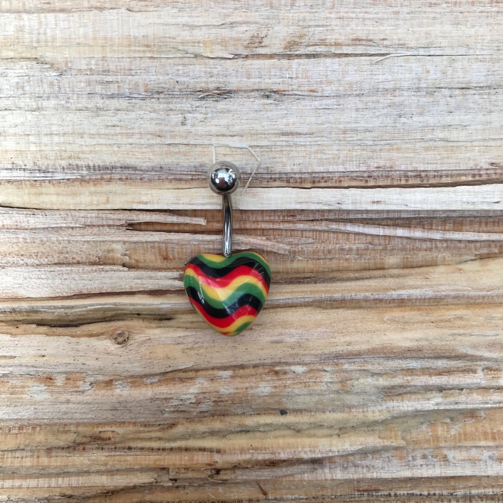 Heart Belly‎ Button Navel Ring